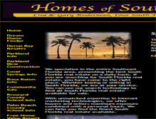 Tablet Screenshot of homesofsouthflorida.com